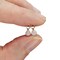 Tiny Moonstone Charms with 14K Gold-Filled Wire, 2 pieces, Adorabilities